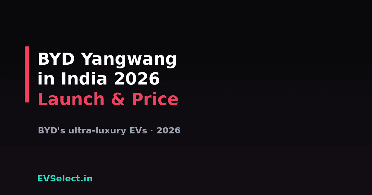 BYD Yangwang in India: Launch, Expected Price & Models (2026)