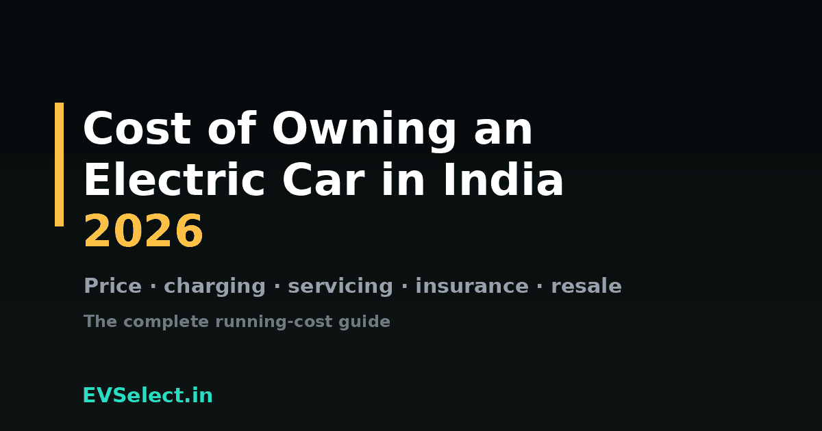 Cost of Owning an Electric Car in India (2026): The Complete Guide