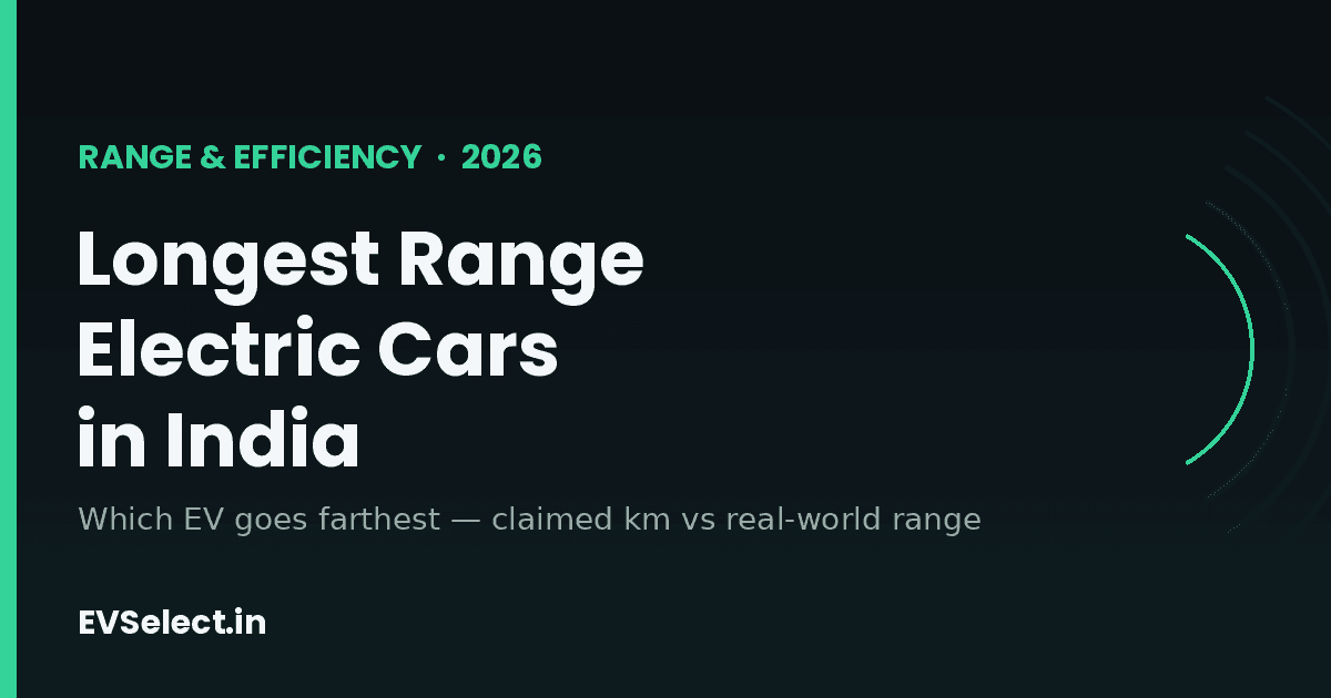 Longest Range Electric Cars in India 2026: Which EV Goes Farthest?