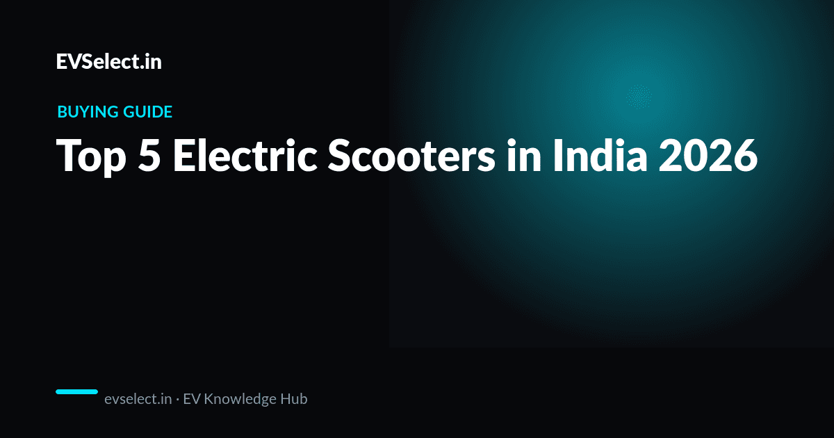 Top 5 Electric Scooters in India 2026