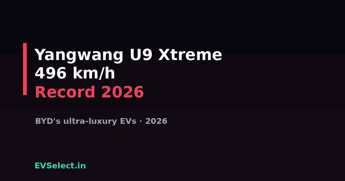 Yangwang U9 Xtreme Hits 496 km/h & Sets a Nürburgring EV Record