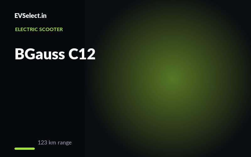 BGauss C12 Max 2.7 kWh
