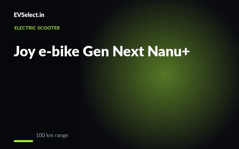 Joy e-bike Gen Next Nanu+