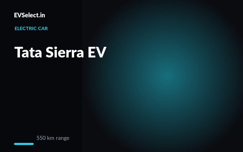 Tata Sierra EV 63 kWh RWD