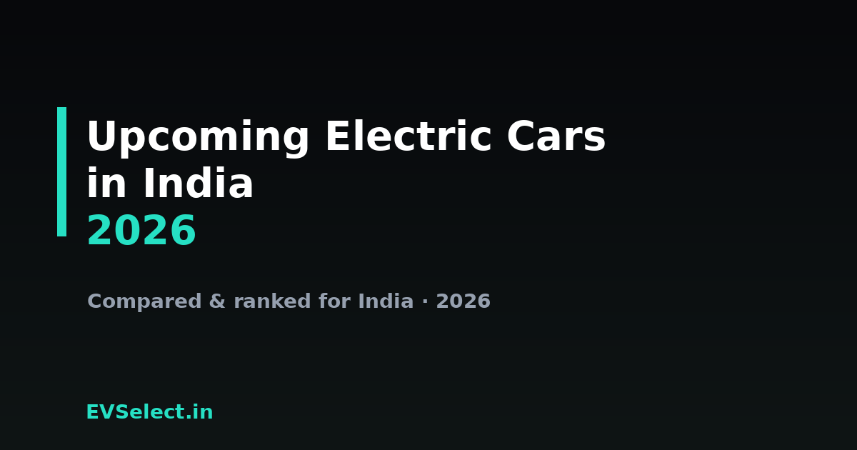 Upcoming Electric Cars in India (2026): Launches to Watch