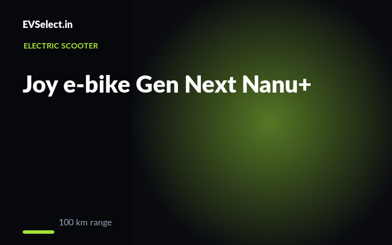 Joy e-bike Gen Next Nanu+